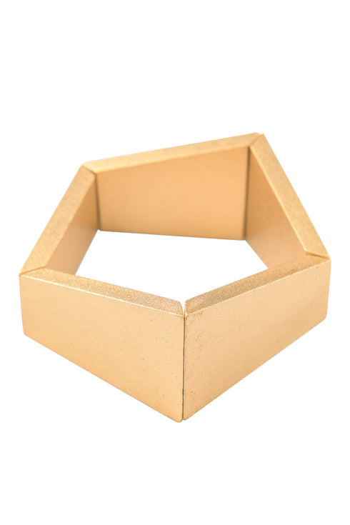 Modern bangle Molly - metallic